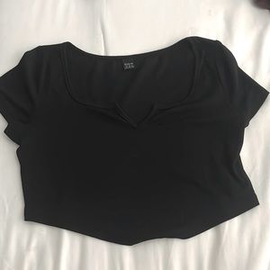 SHEIN Black crop top